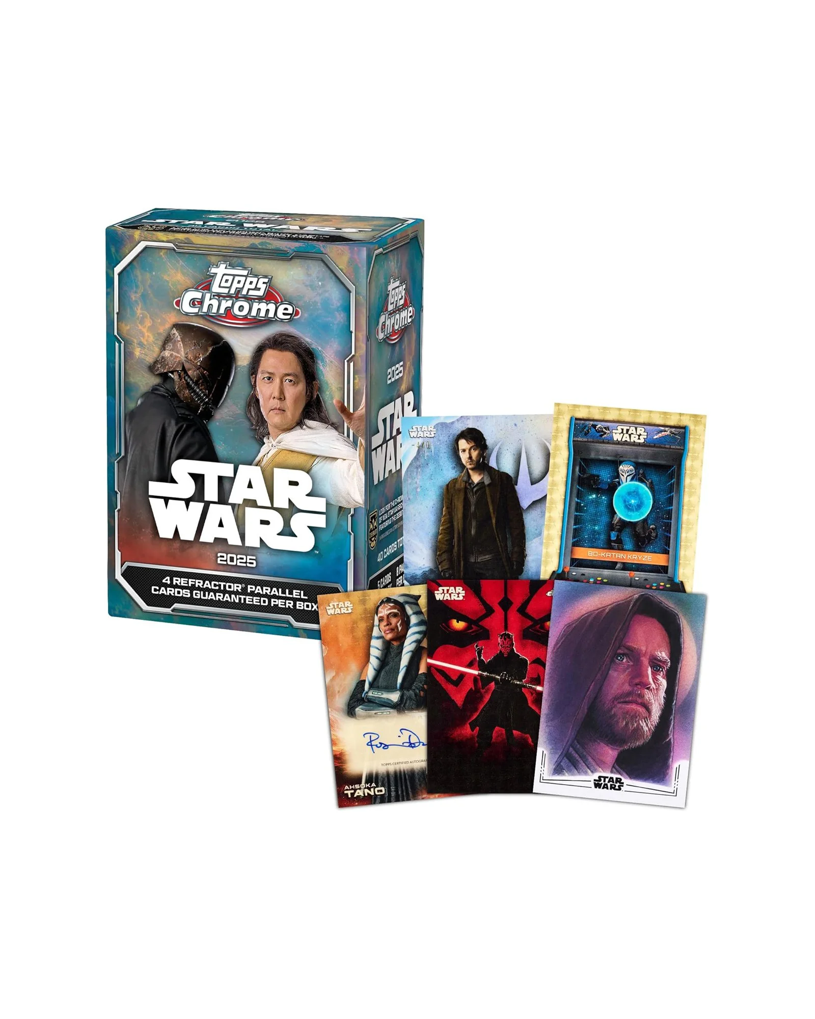 未開封36パック STAR WARS クローンの攻撃 カード ブースター BOX STAR WARS 2025 TOPPS CHROME Blaster Box – Factory Sealed